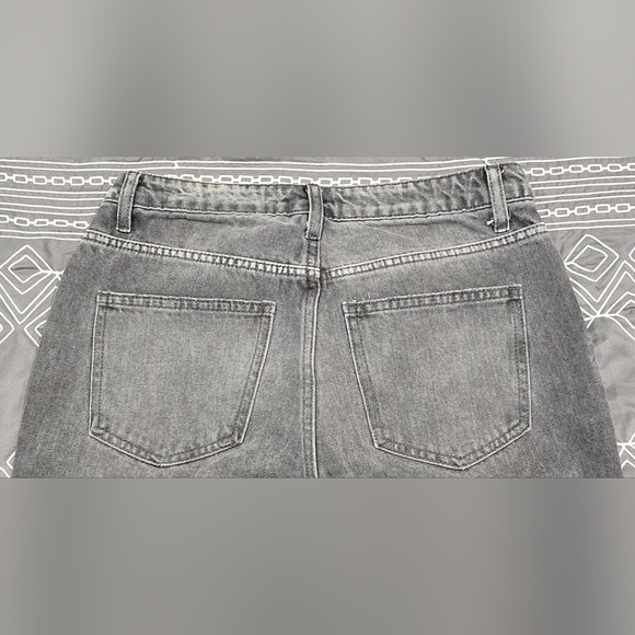 Vervet Kassie Boyfriend Crossover Jeans In Grey Size 26 - Picture 4 of 9